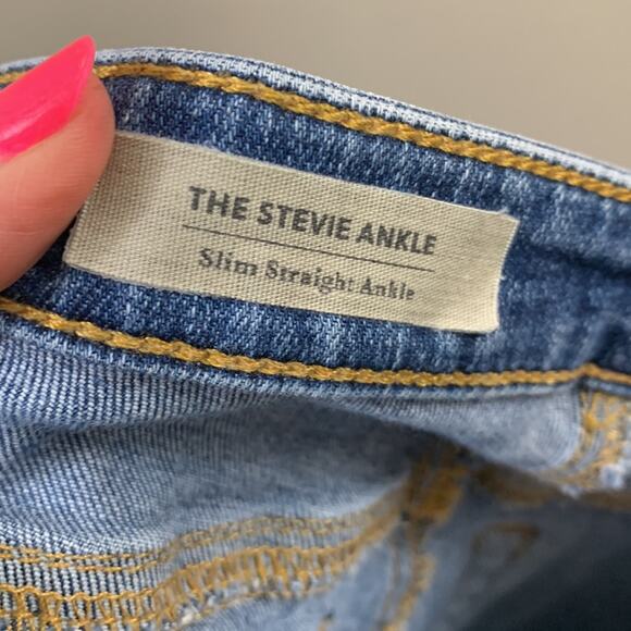AG Adriano Goldschmied The Stevie Ankle Slim Straight Ankle Jeans - Picture 3 of 5